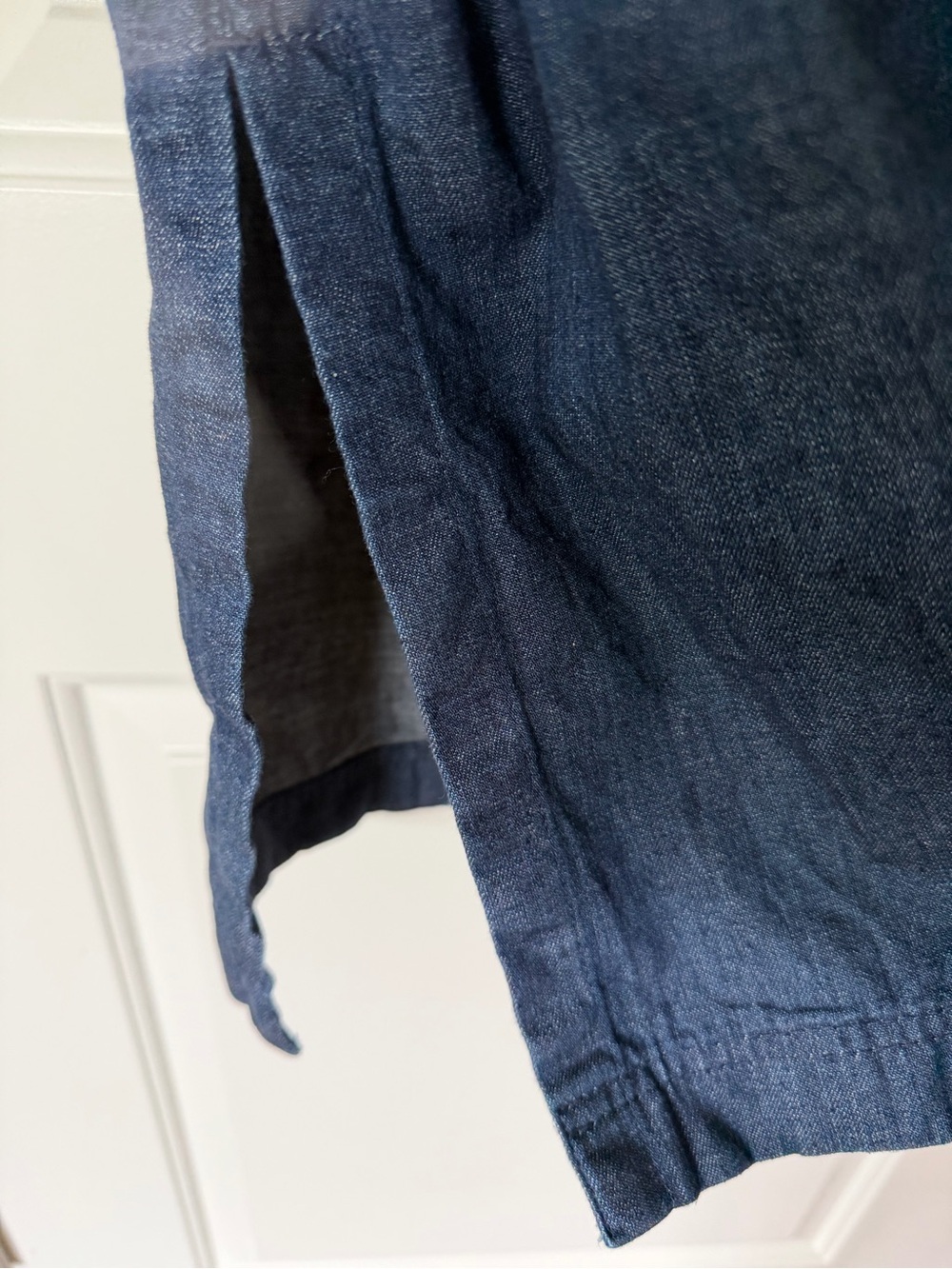 Banana Republic belted denim midi dress - Picture 14 of 15